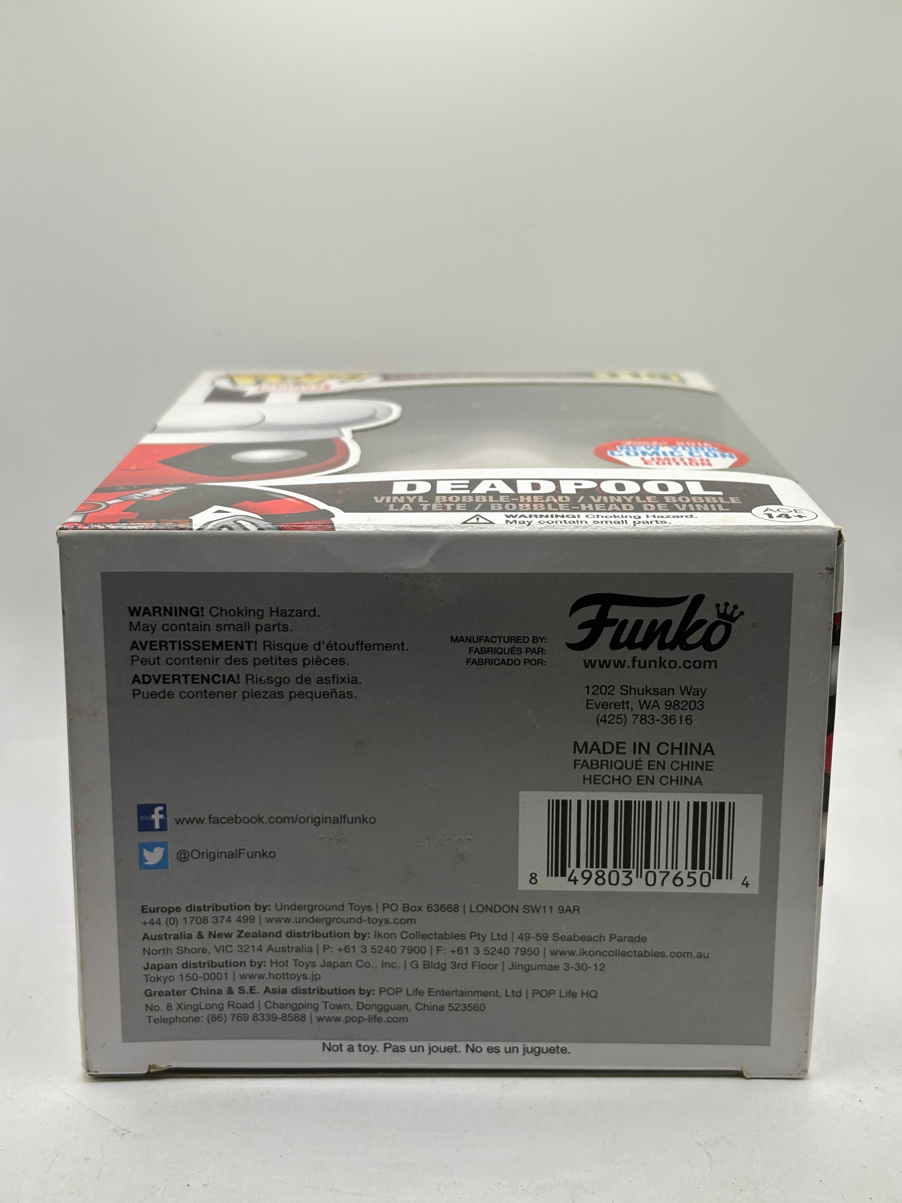 Funko POP! Marvel Deadpool #115 Deadpool 2016 NYCC Vinyl Bobble-Head image 12